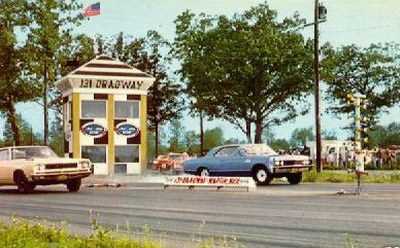 US-131 Motorsports Park - Vintage Postcard Shot